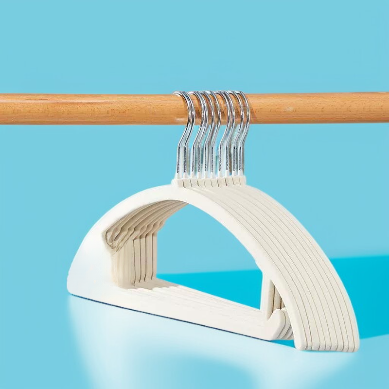 행거	옷걸이 논슬립 전용 헴 행거 두꺼운 미끄럼 방지 행거 받침대 어깨 모서리 두꺼운 빨래 플란넬 행거 가정용 정리 전용 행거