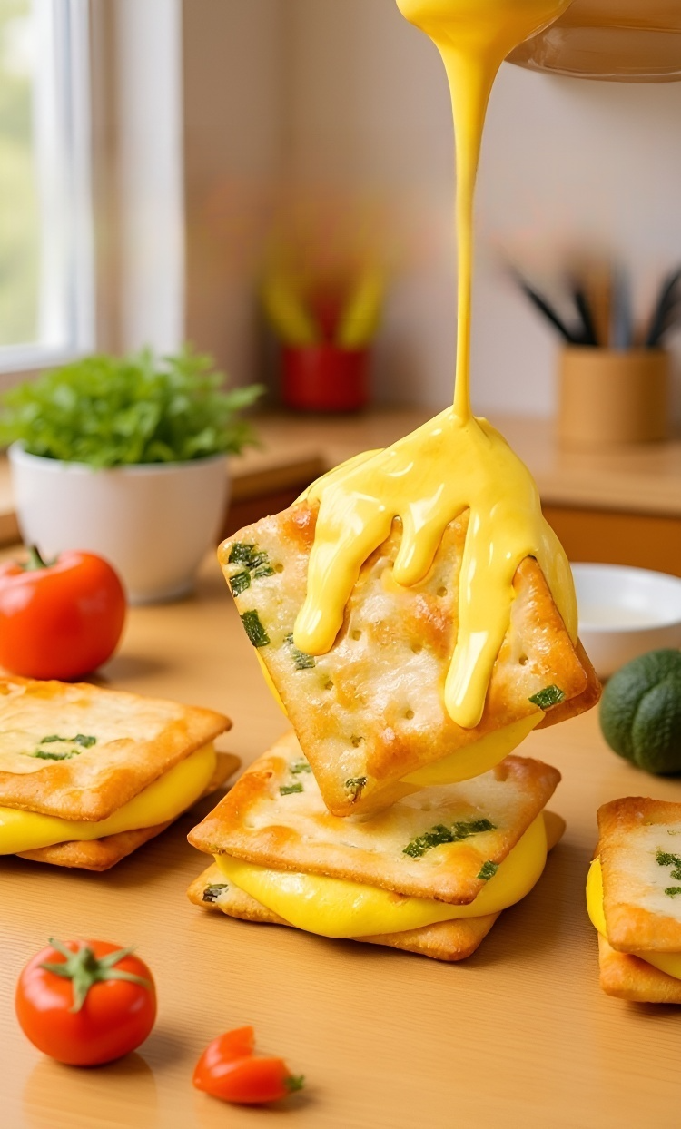 파 누가 샌드위치 쿠키와 커피 한잔