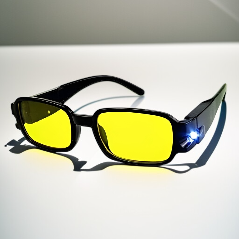 UV LED Presbyopia Glasses with Night Vision