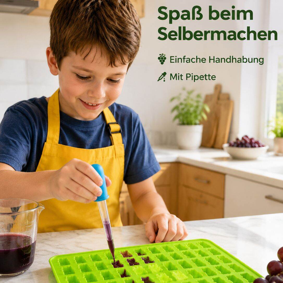 Bärenförmige Silikonbackform, ideal für Geburtstagskuchen