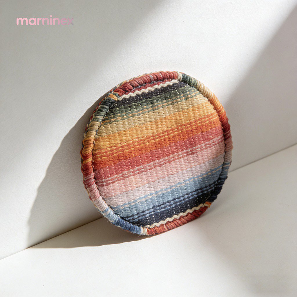 Alfombrilla antiescaldadura para taza de agua en escritorio de oficina