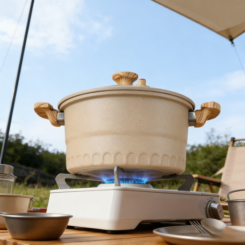 1個の圧力鍋、蓋付き多用途スープ鍋、便利なキッチン調理器具