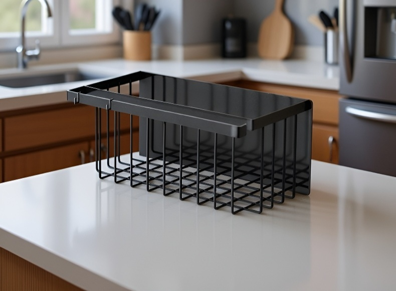 Kühlschrank mit magnetischem Regal für Gewürze