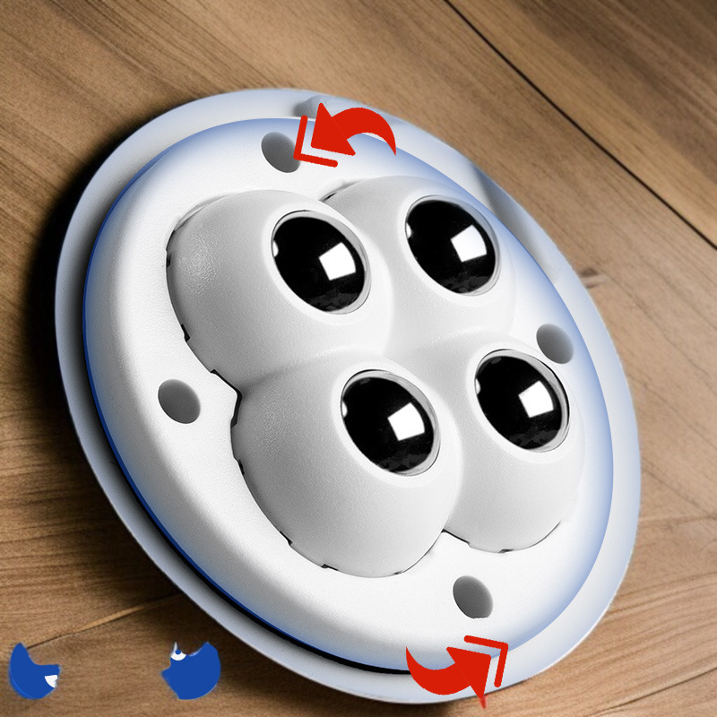 粘着性家具のコーヒーテーブルの移動式キャスターの普遍的な車輪穴があかない粘着性がある滑車は家具の移動式キャスターを実行する