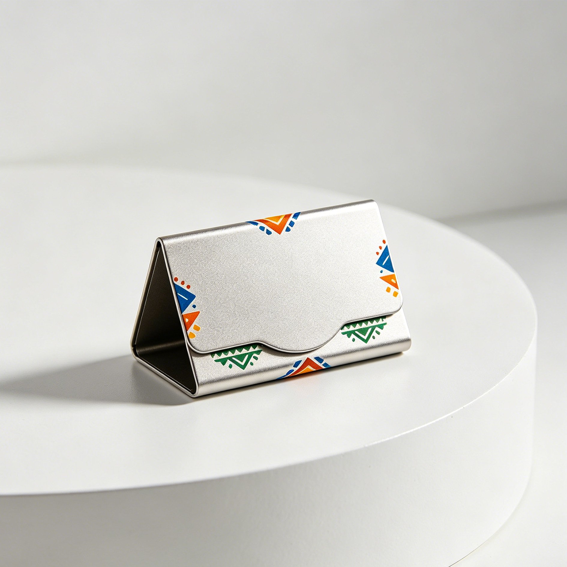 Tarjetero de aluminio