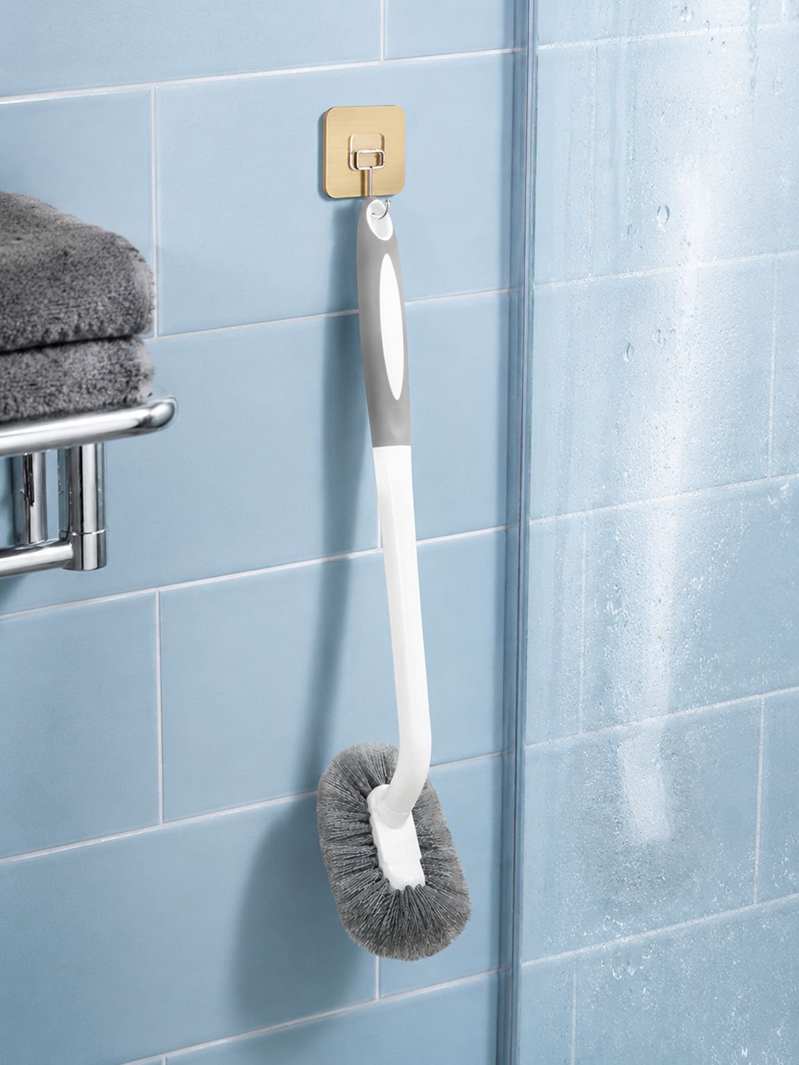 Multifunctional Wall-Mounted Toilet Brush