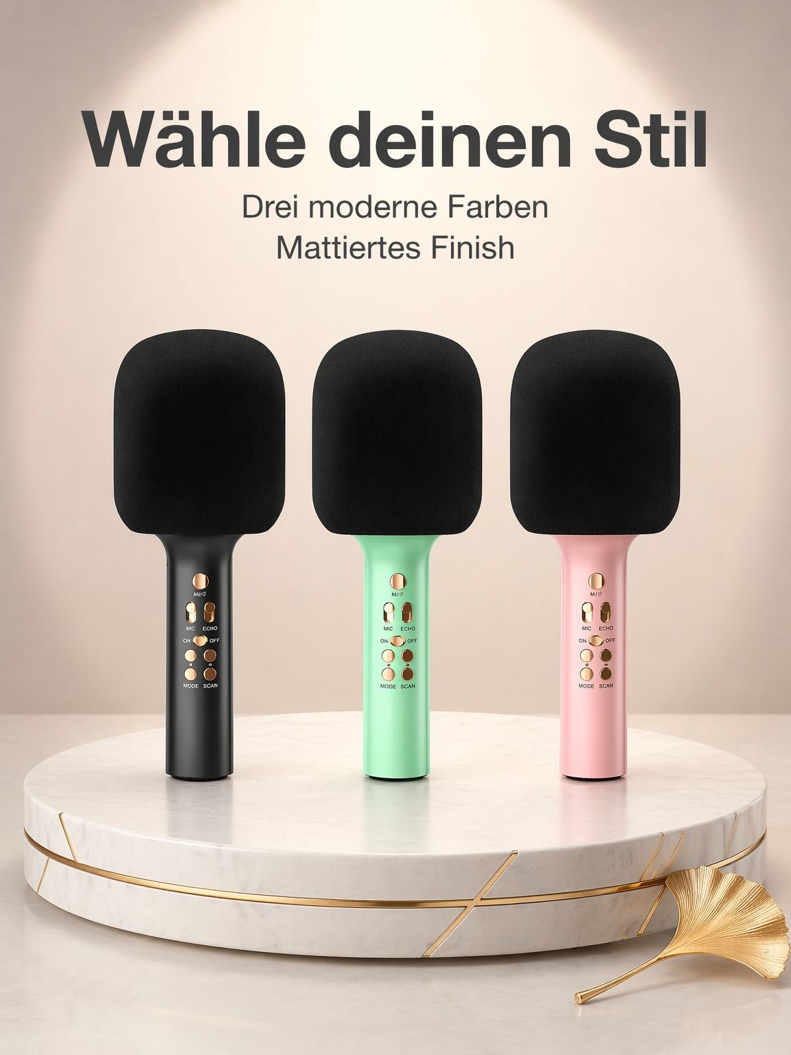 Drahtloses Bluetooth-Kondensatormikrofon, Gesangsmikrofon, Audio, integriertes Mikrofon, Mobiltelefo