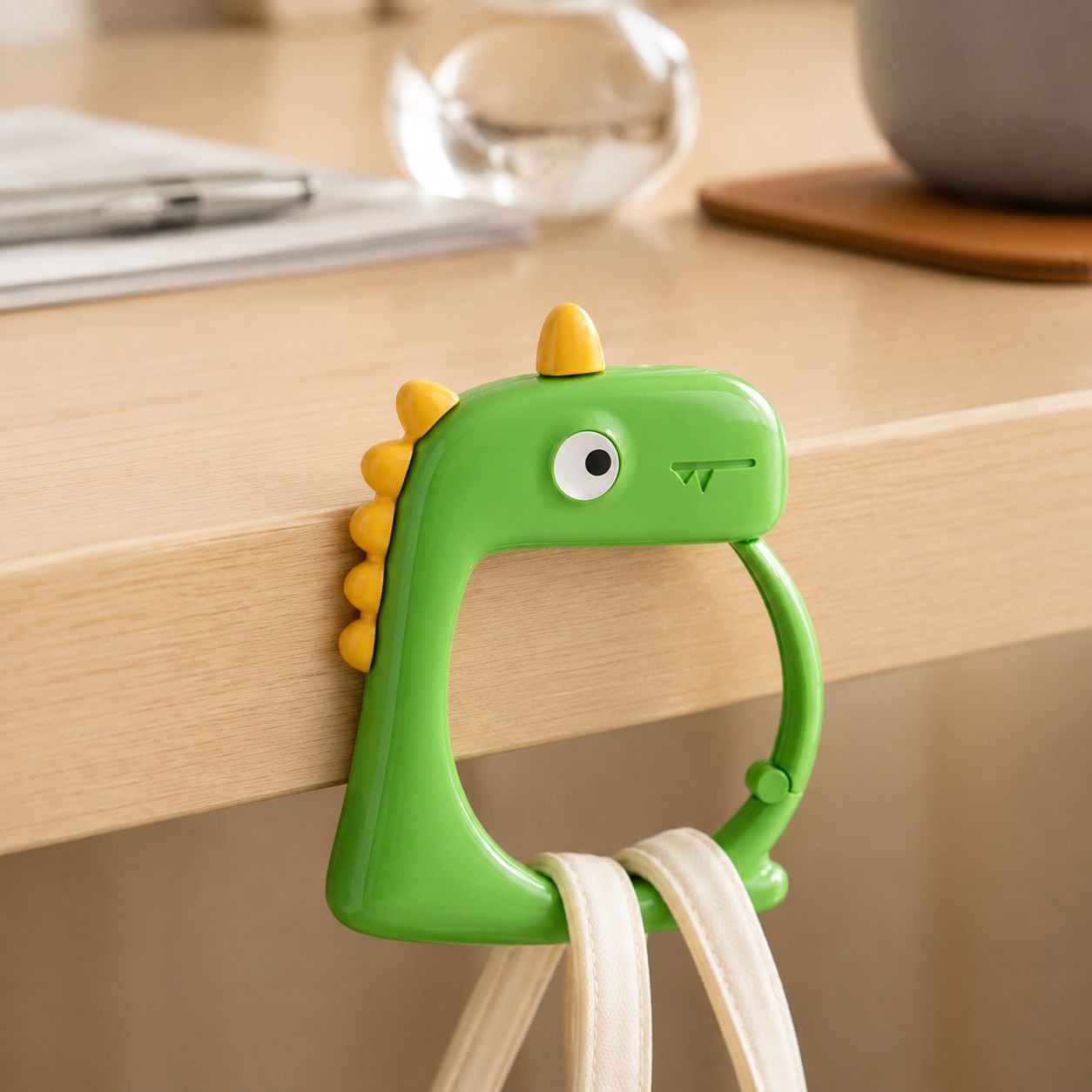 Colgador de pared dinosaurio fácil de instalar