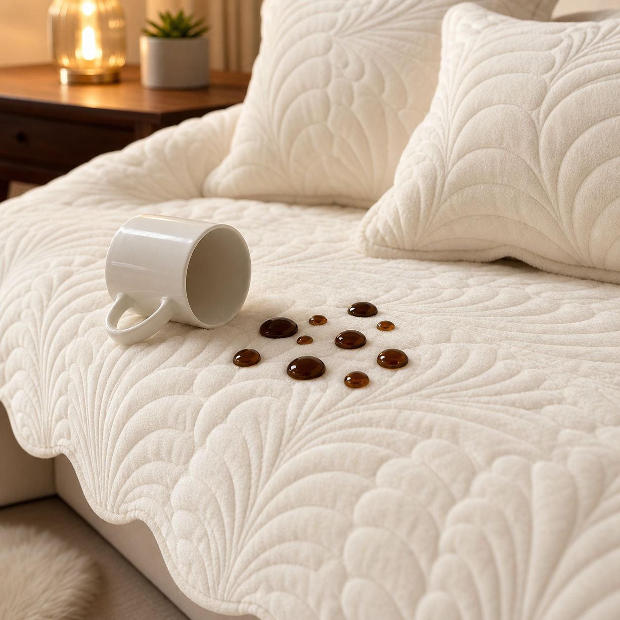 Soft Nordic Style Sofa Protector