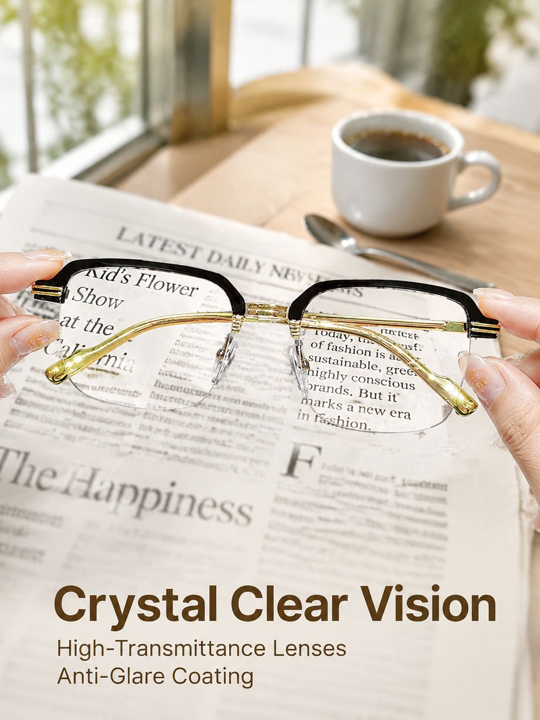 Anti-blue light high-definition reading glasses