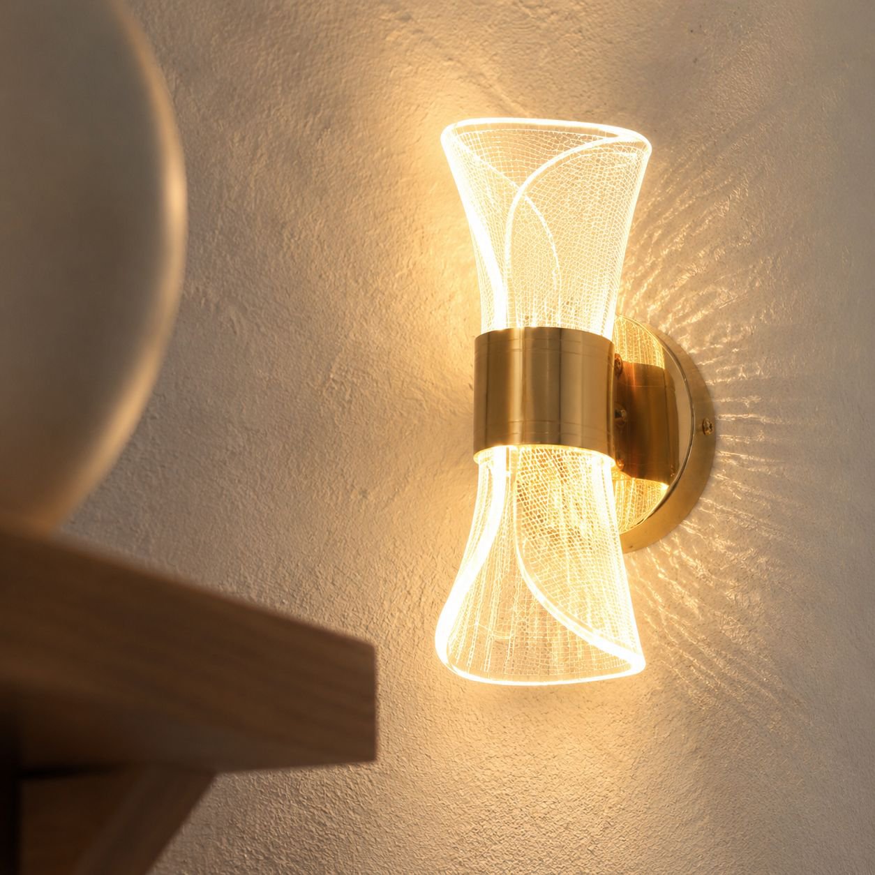 Elegant bedside lamp with Nordic minimalist aesthetics