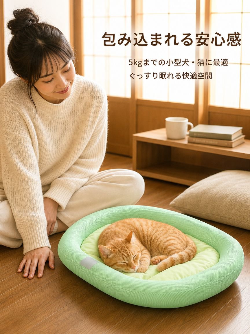 ペット用首保護楕円ハウス・犬猫用