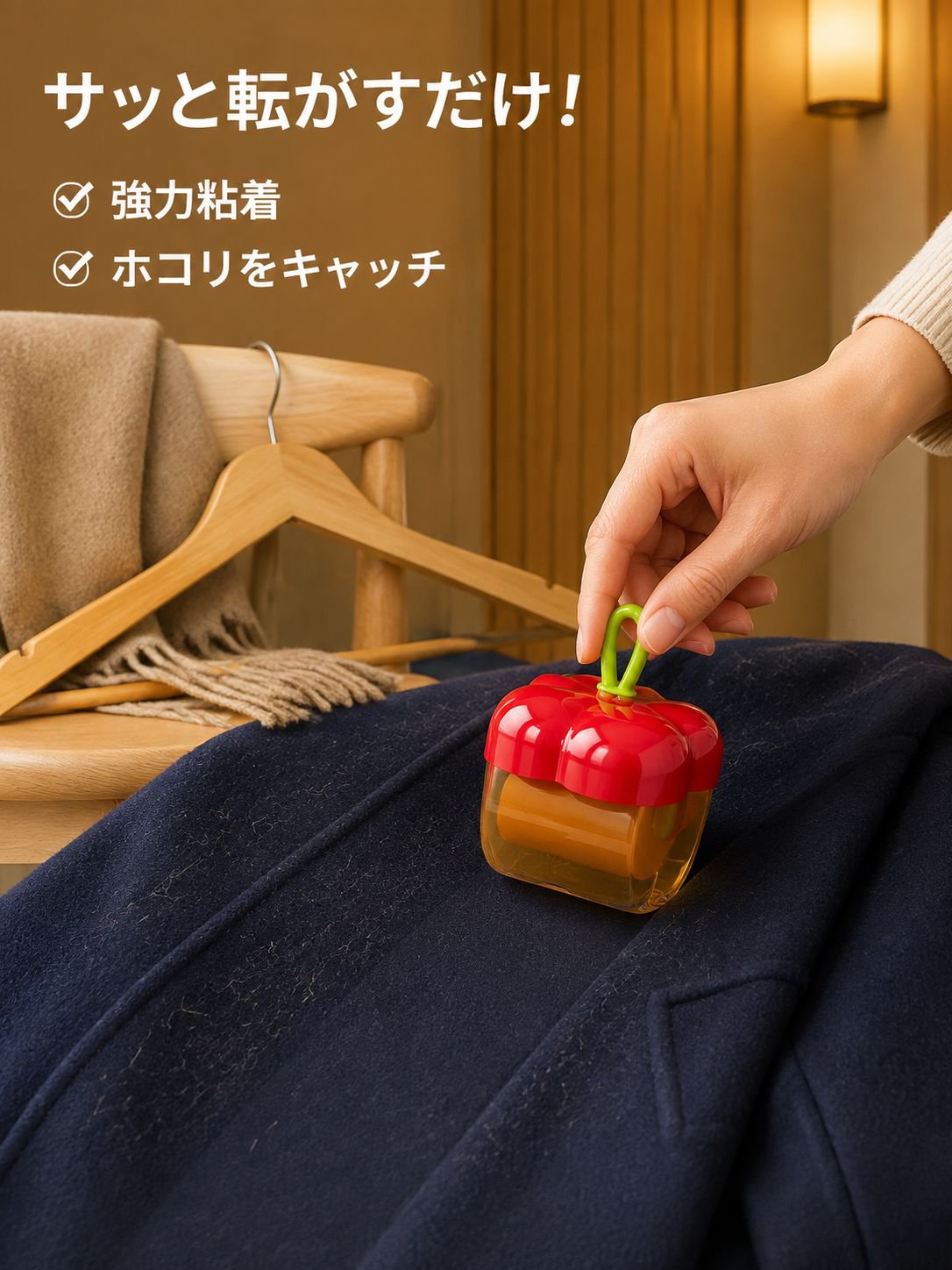 洗えるリントローラー
