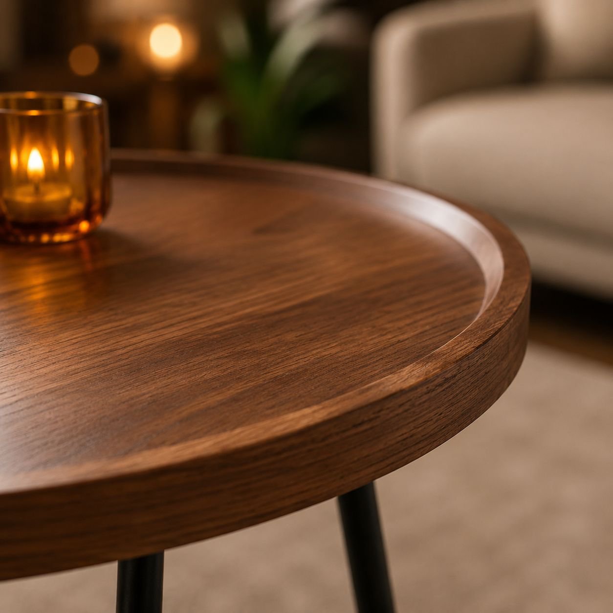 Moderner und schlichter Couchtisch für das Wohnzimmer