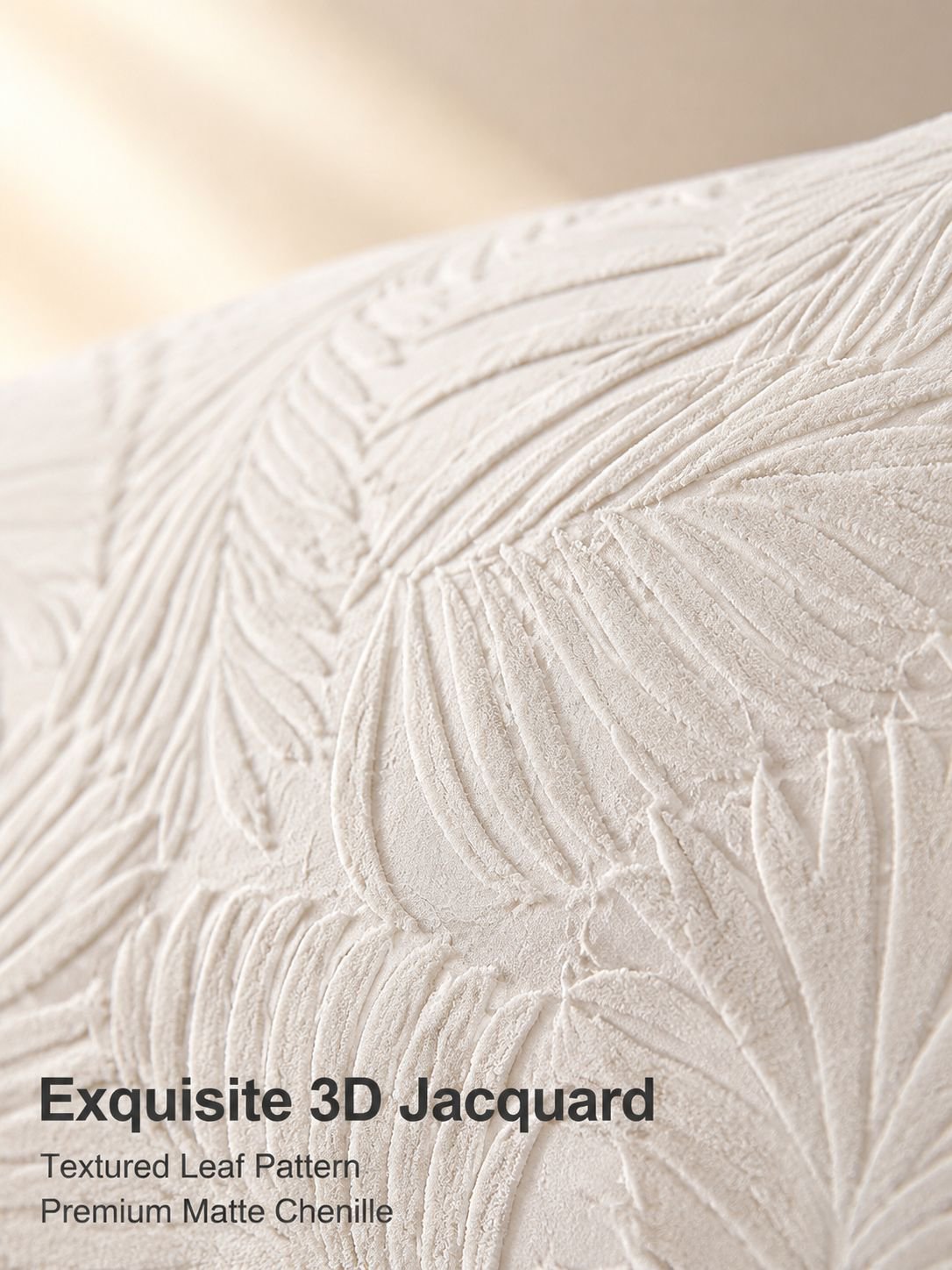 Autumn Winter Cream Jacquard Thickened Soft Nonslip Seat Cushion