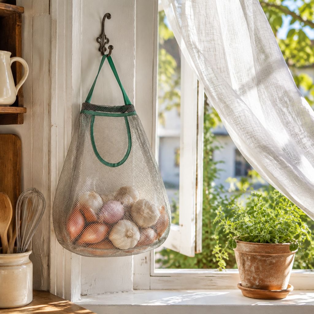 Accessoire de cuisine pour stockage d’ail et gingembre