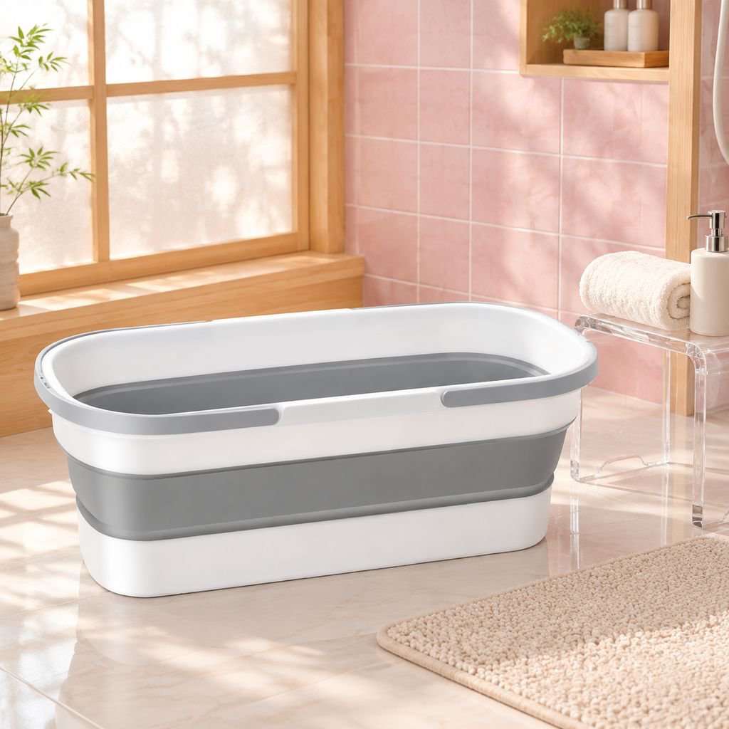 折りたたみモップバケツ 長方形モップバケツ しゃぶしゃぶ平モップ洗面器 大型モップバケツ 洗車バケツ