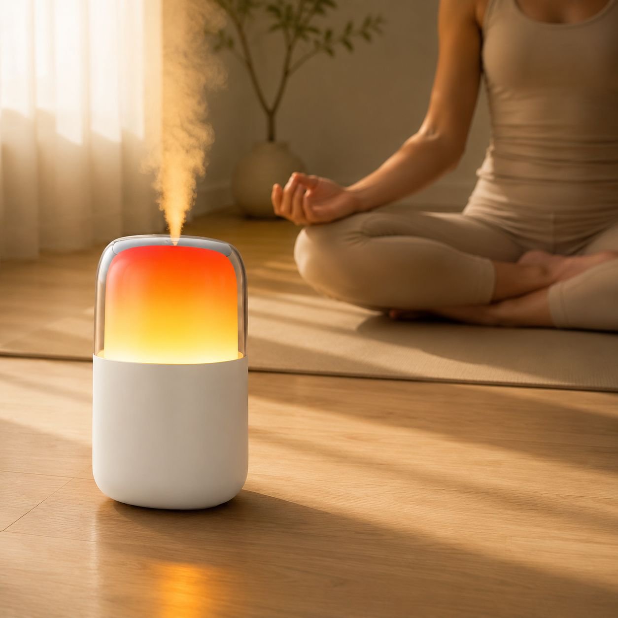 Modern design aromatherapy diffuser with mist