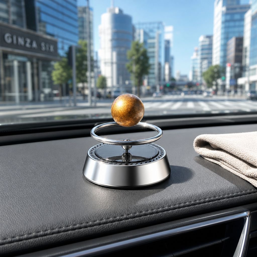 星型のソーラー式車用芳香剤