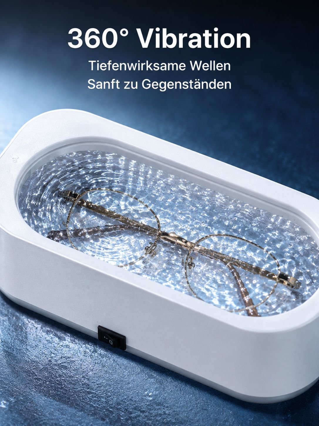 Ultraschallreiniger für Schmuck, Uhren und Brillen