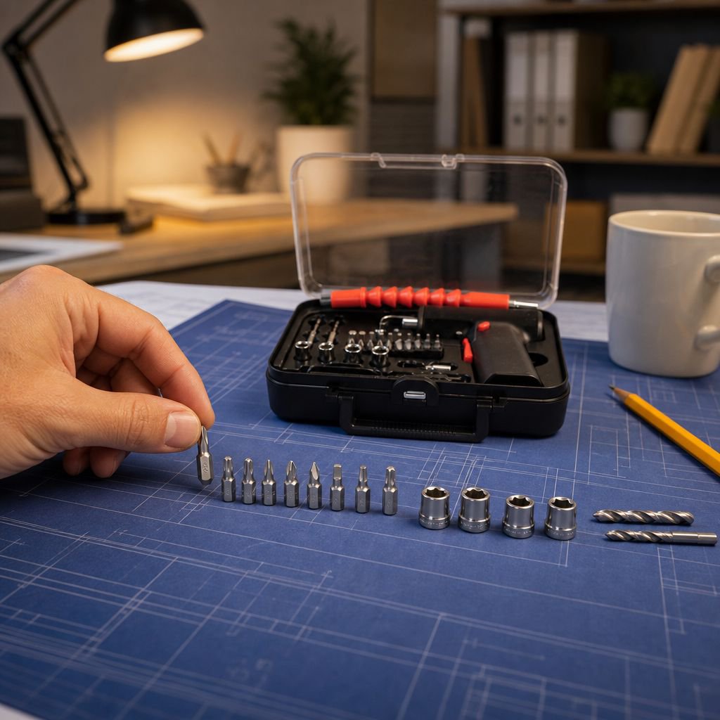 Portable Household Electric Screwdriver Lithium Drill Set