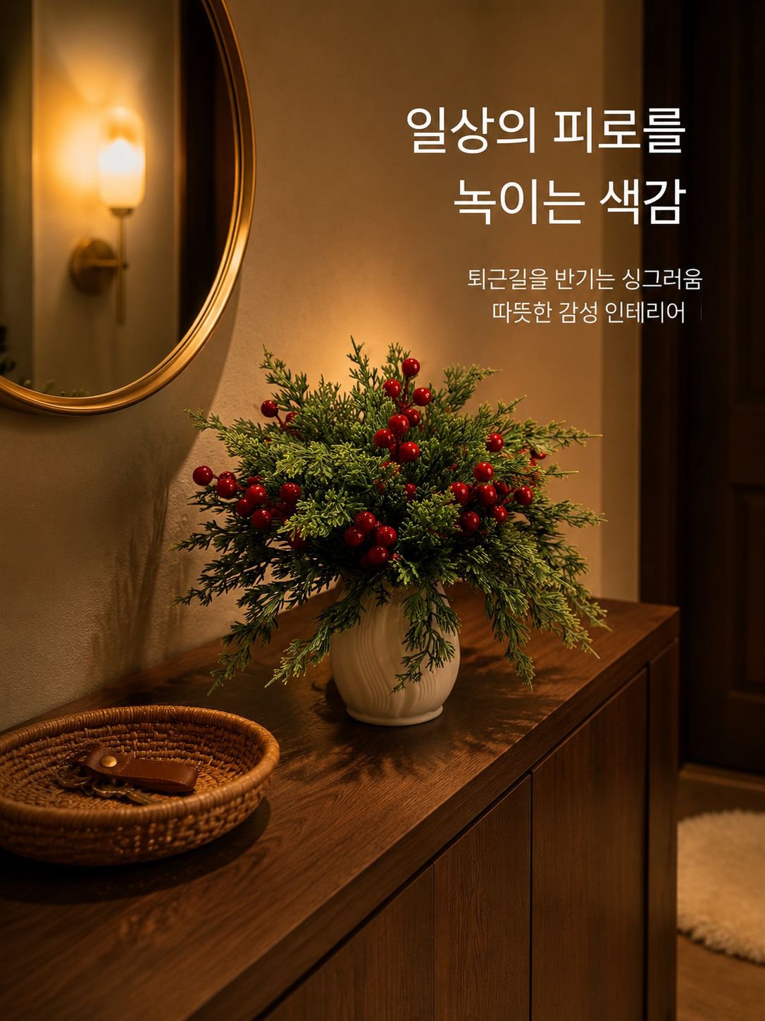 가정용 테이블 인조 꽃 장식