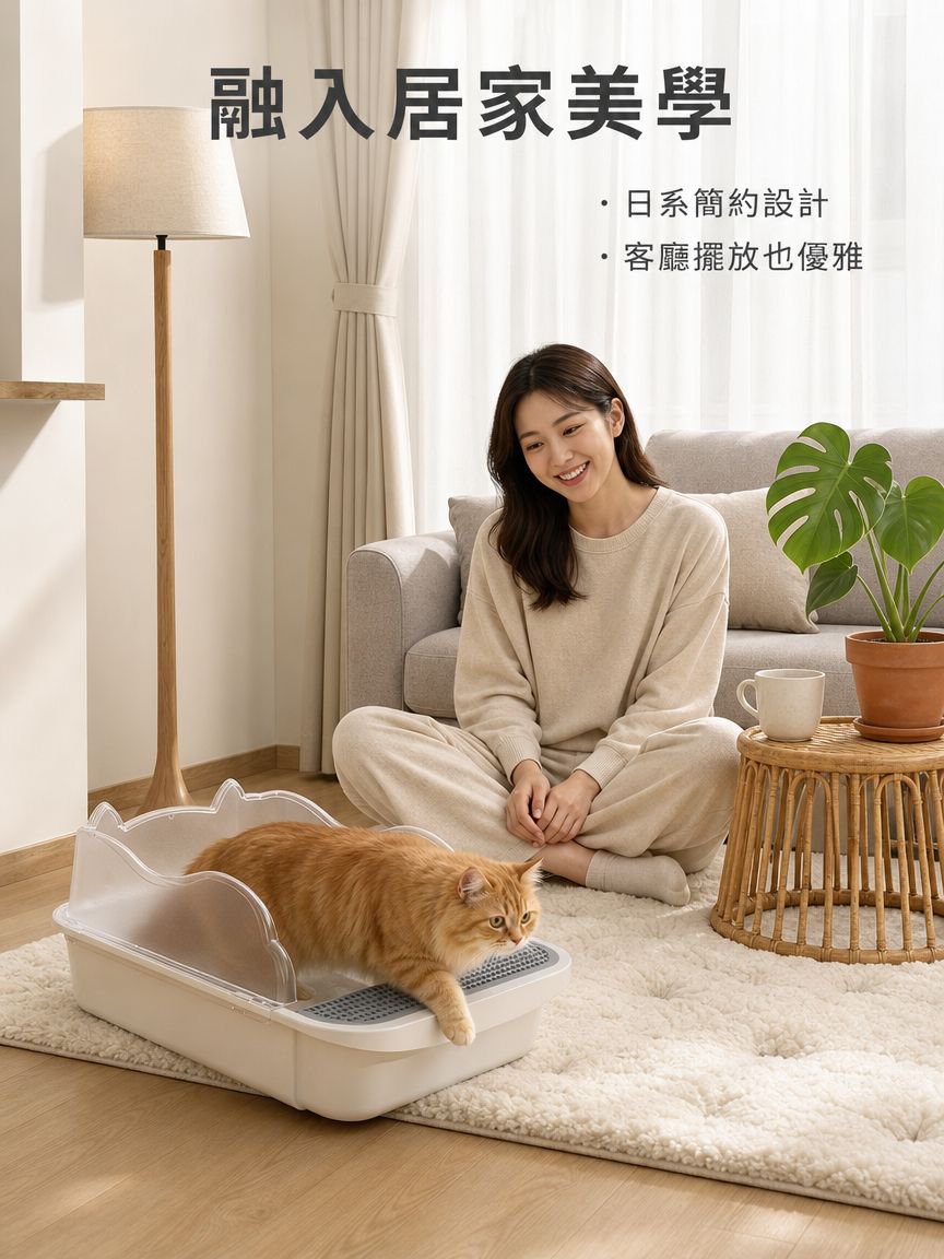 超大號加厚貓砂盆