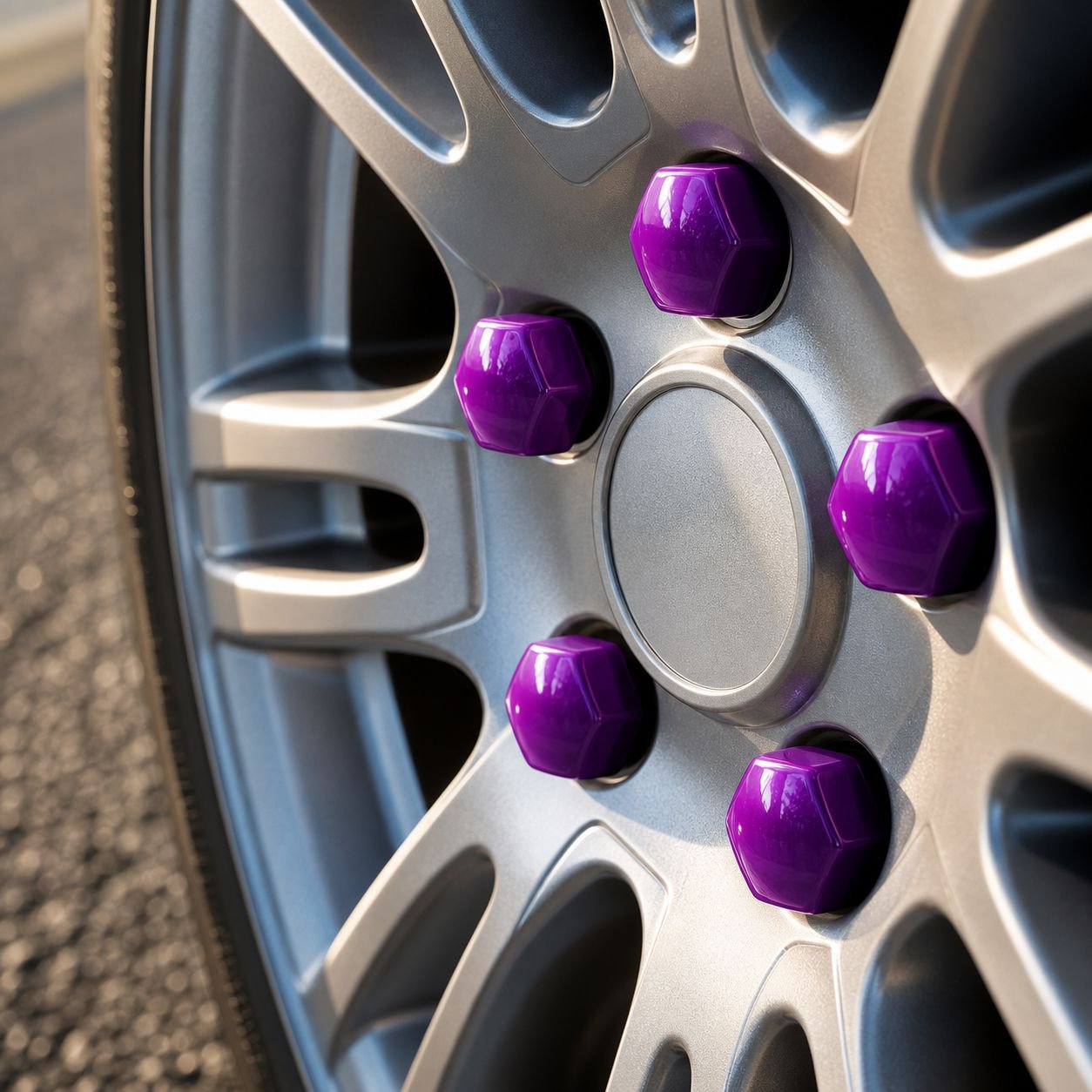 Cubierta decorativa para tuerca de rueda de automóvil, tapa protectora antipolvo de plástico
