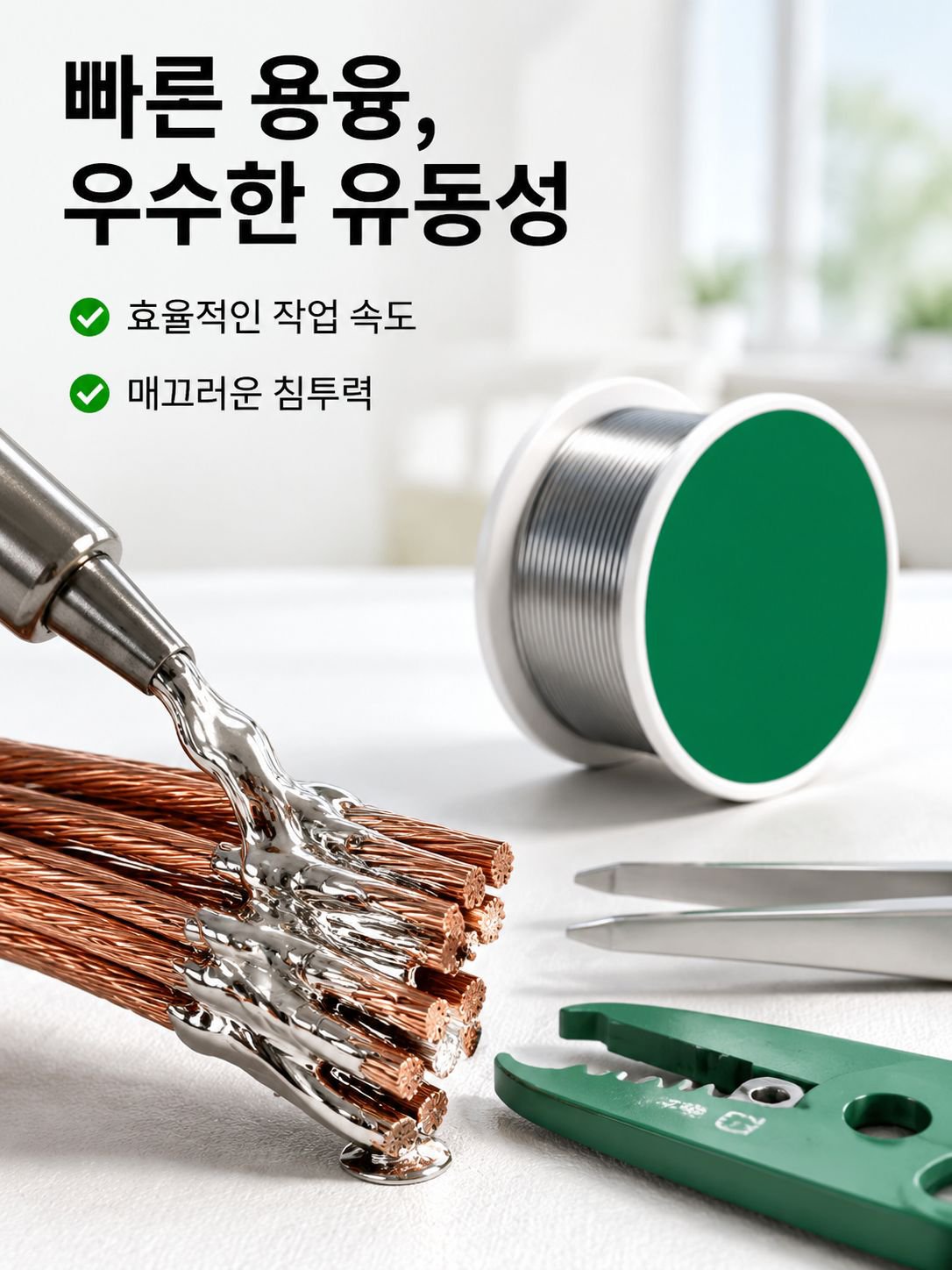 라이터저온구이무연납땜납선