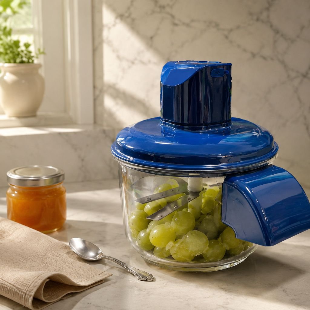 Fully Automatic Grape Peeler for Green Grapes in action