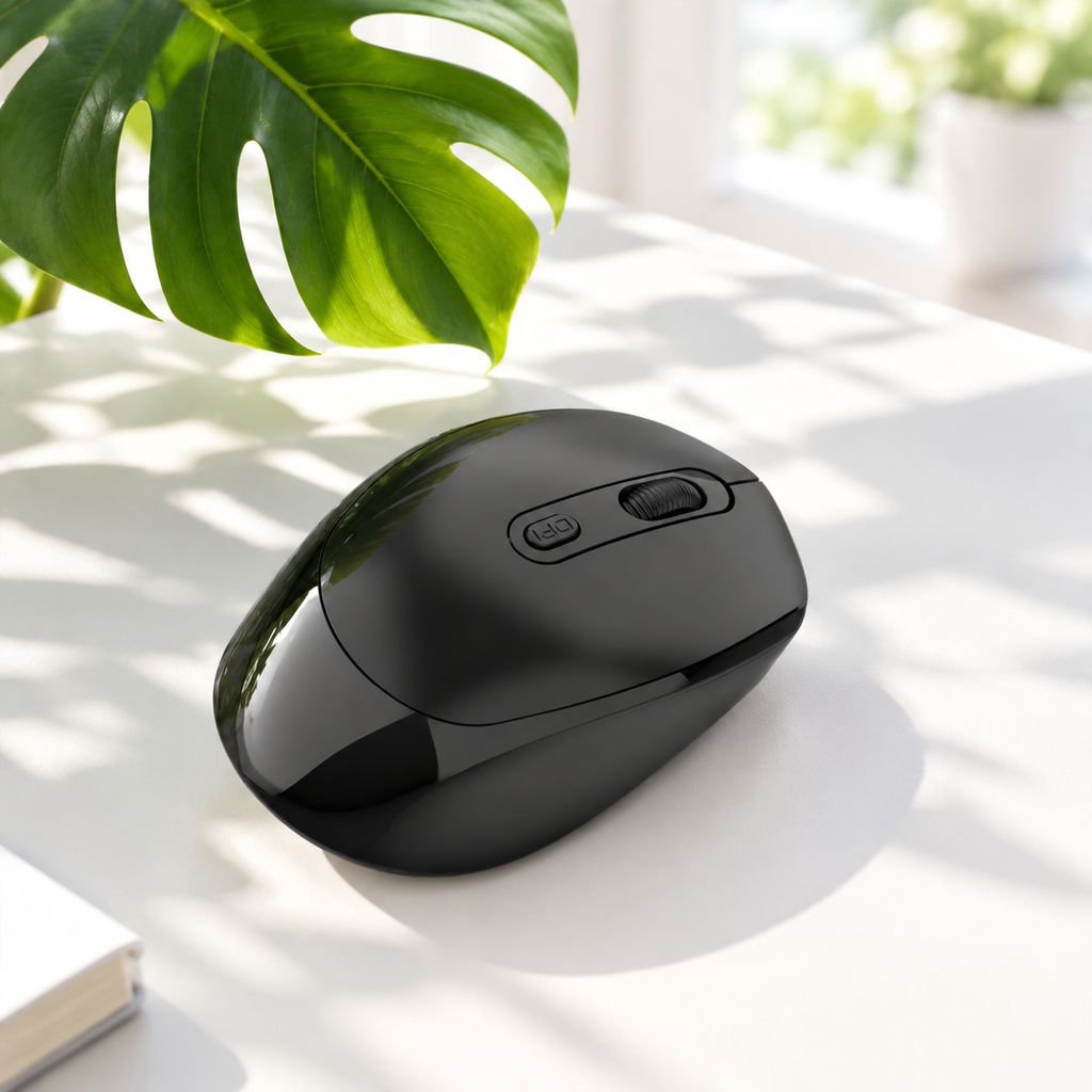 Dobíjecí bezdrátová Bluetooth myš s duálním režimem