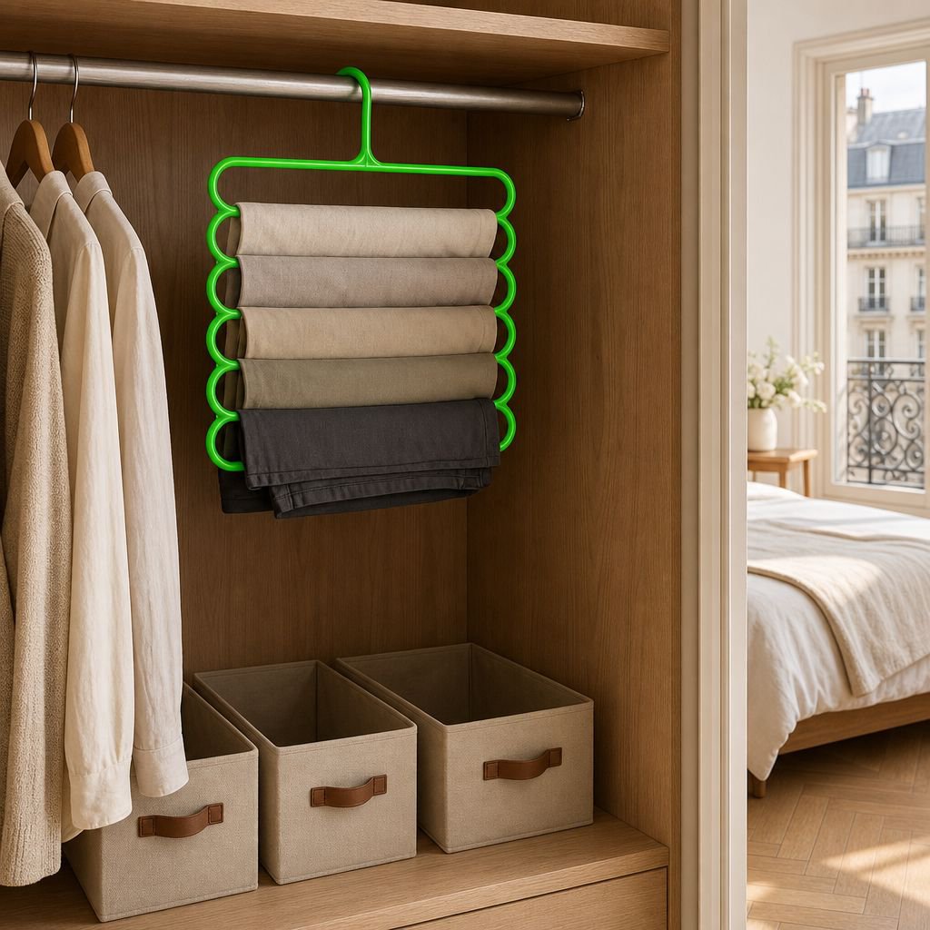 Étagère de séchage pliable à cinq niveaux vue d'ensemble
