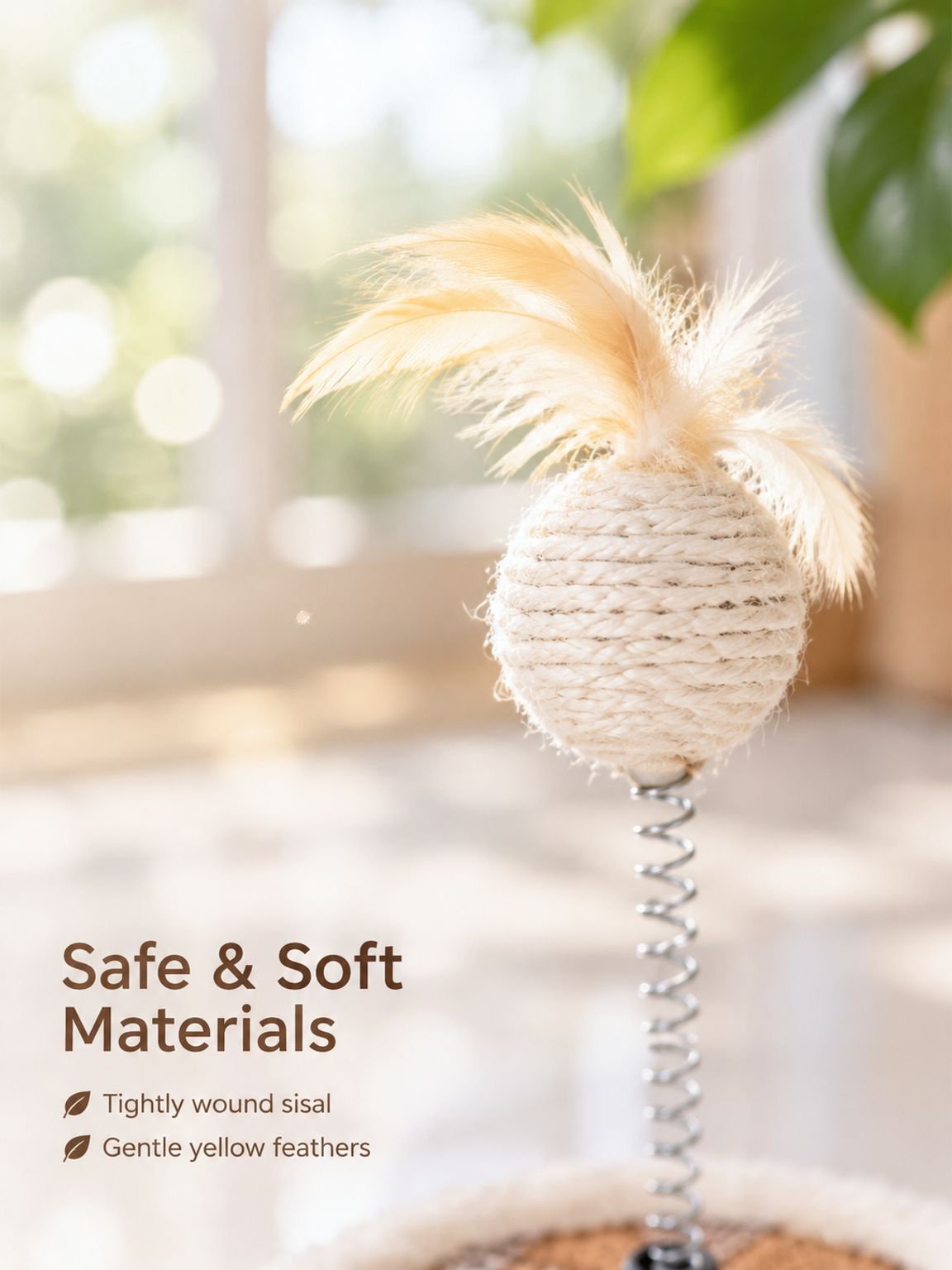 Pet cat toy small disc cat teaser