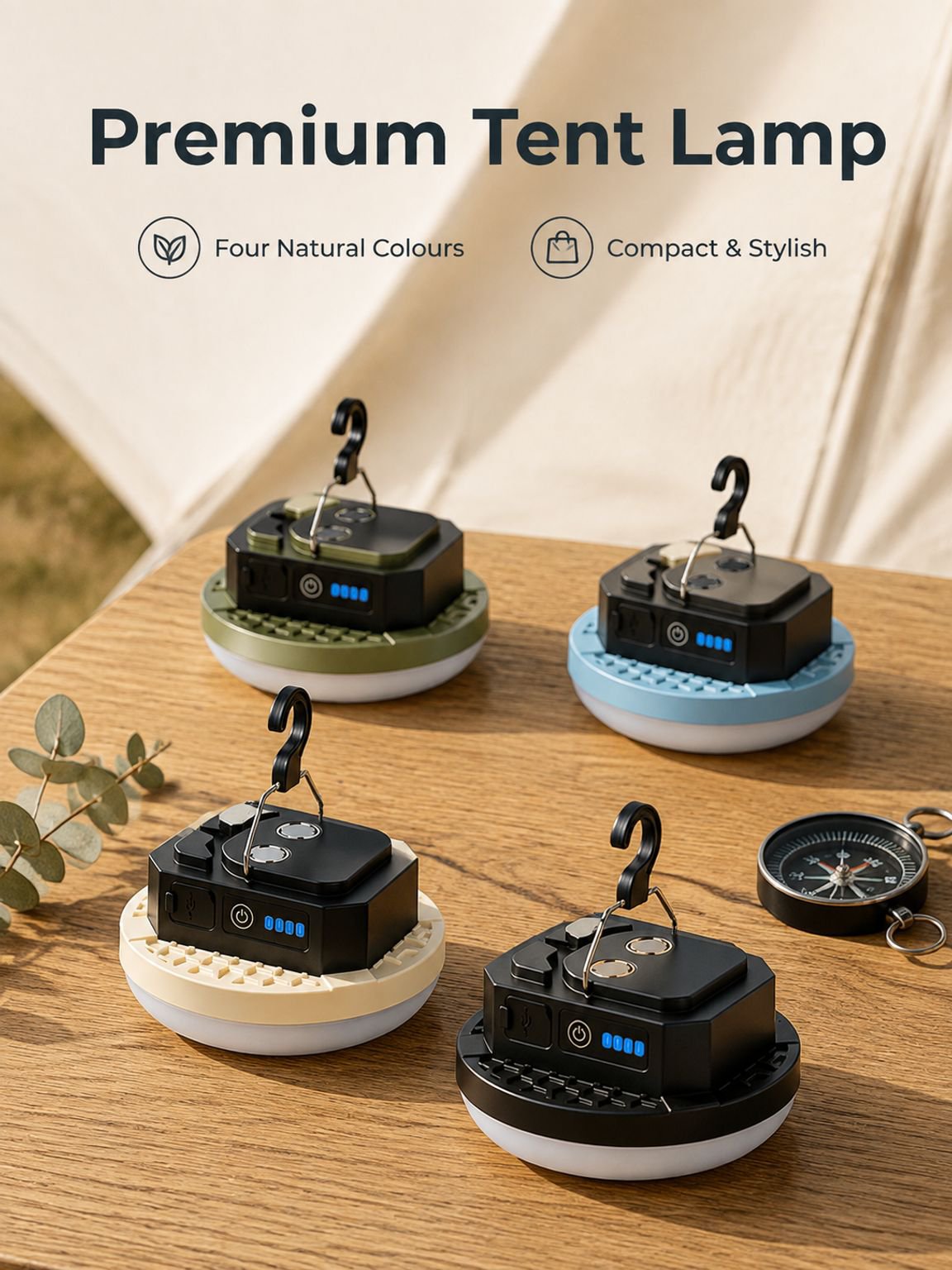 Multifunctional Portable Tent Lamp