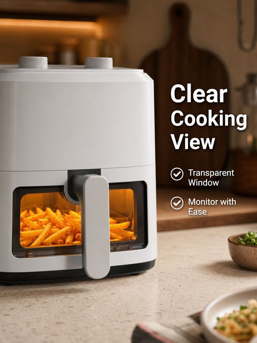 Home Visual Large Capacity Mechanical Air Fryer
