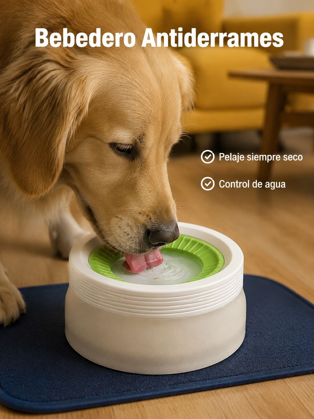Fuente de agua flotante para perros