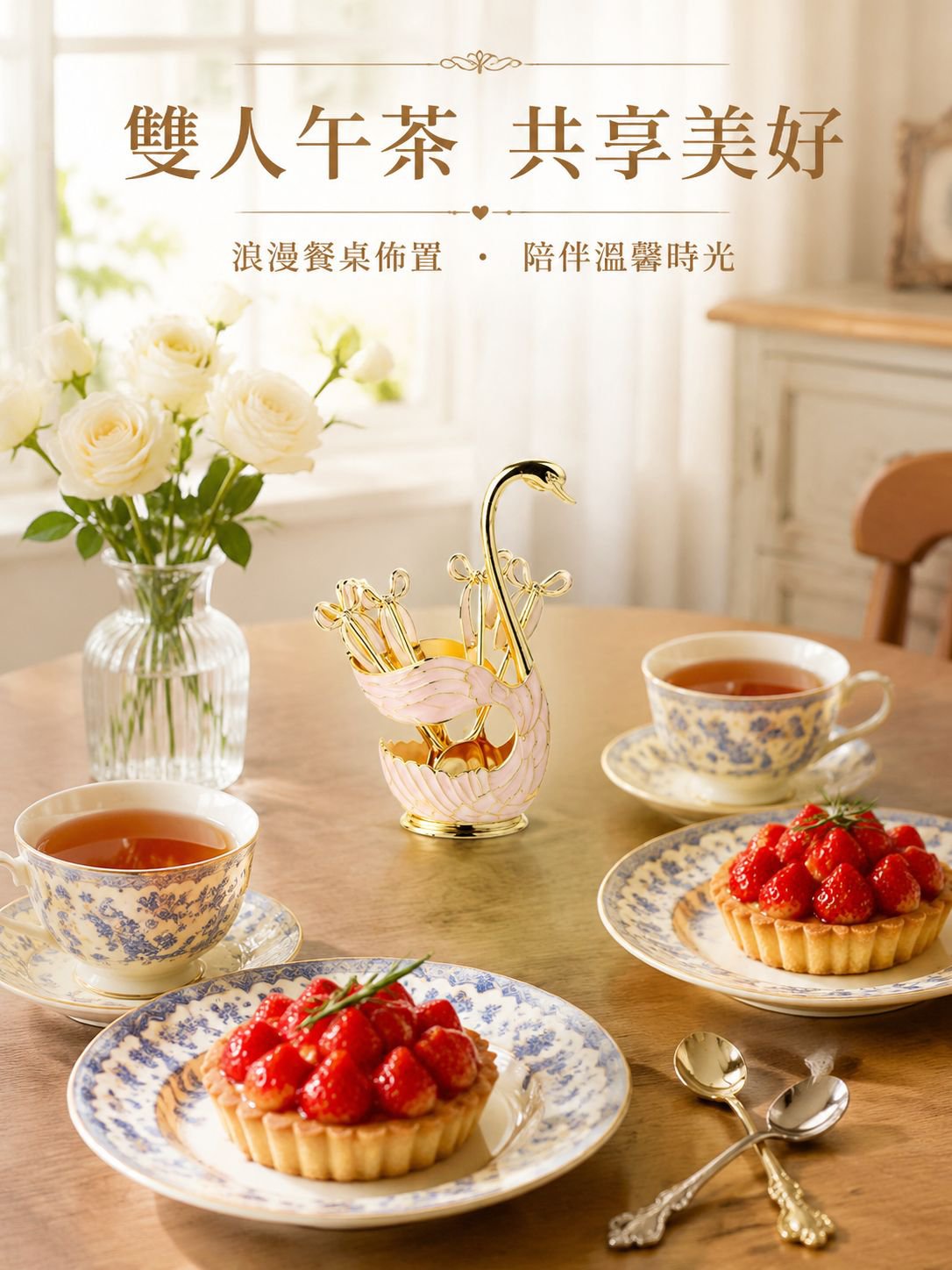 復古不銹鋼勺架和湯匙套裝