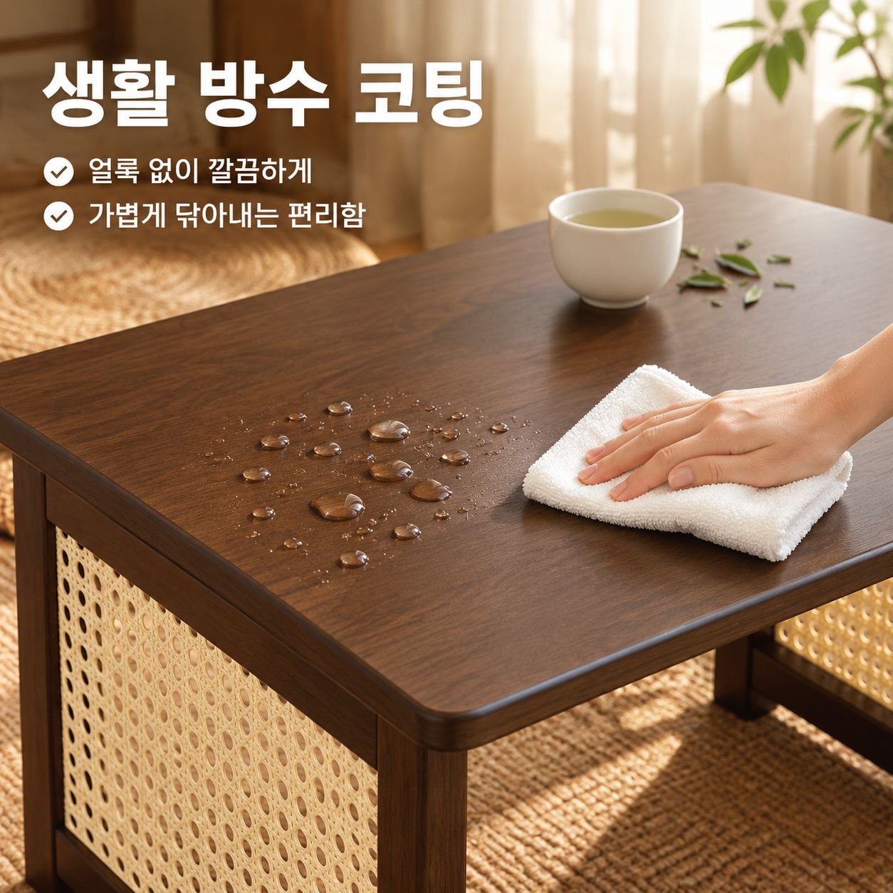접이식 미니 좌식 테이블 베란다 창가 다다미 티테이블 침대용 공부 노트북 좌탁