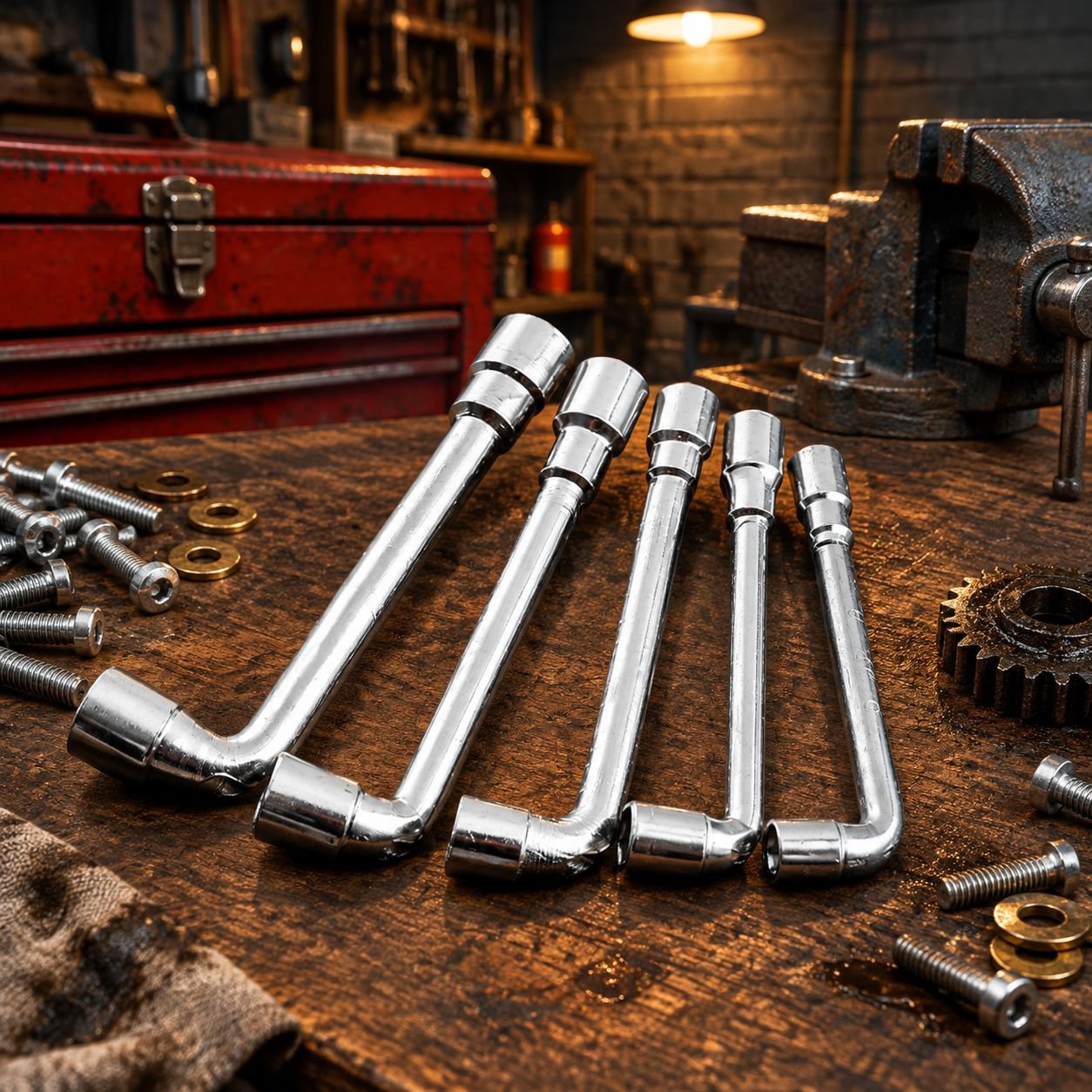 8-19mm L-Shaped Double-Ended Hex Wrench Industrial Repair Tool