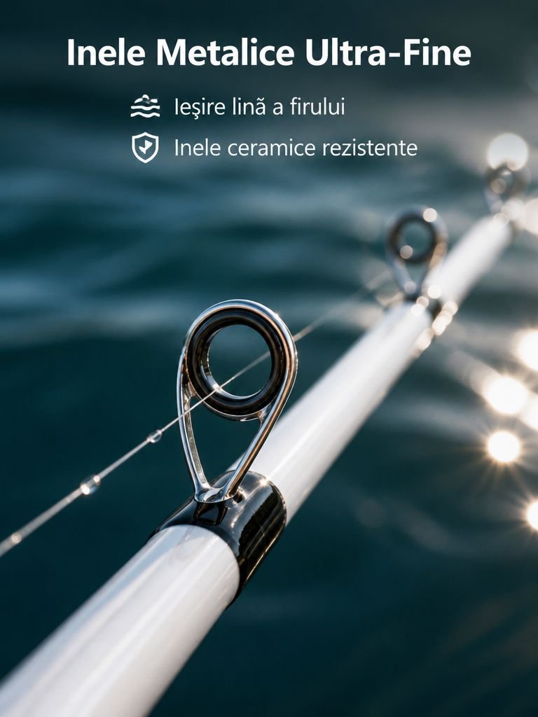 Lansetă de pescuit din fibră de sticlă