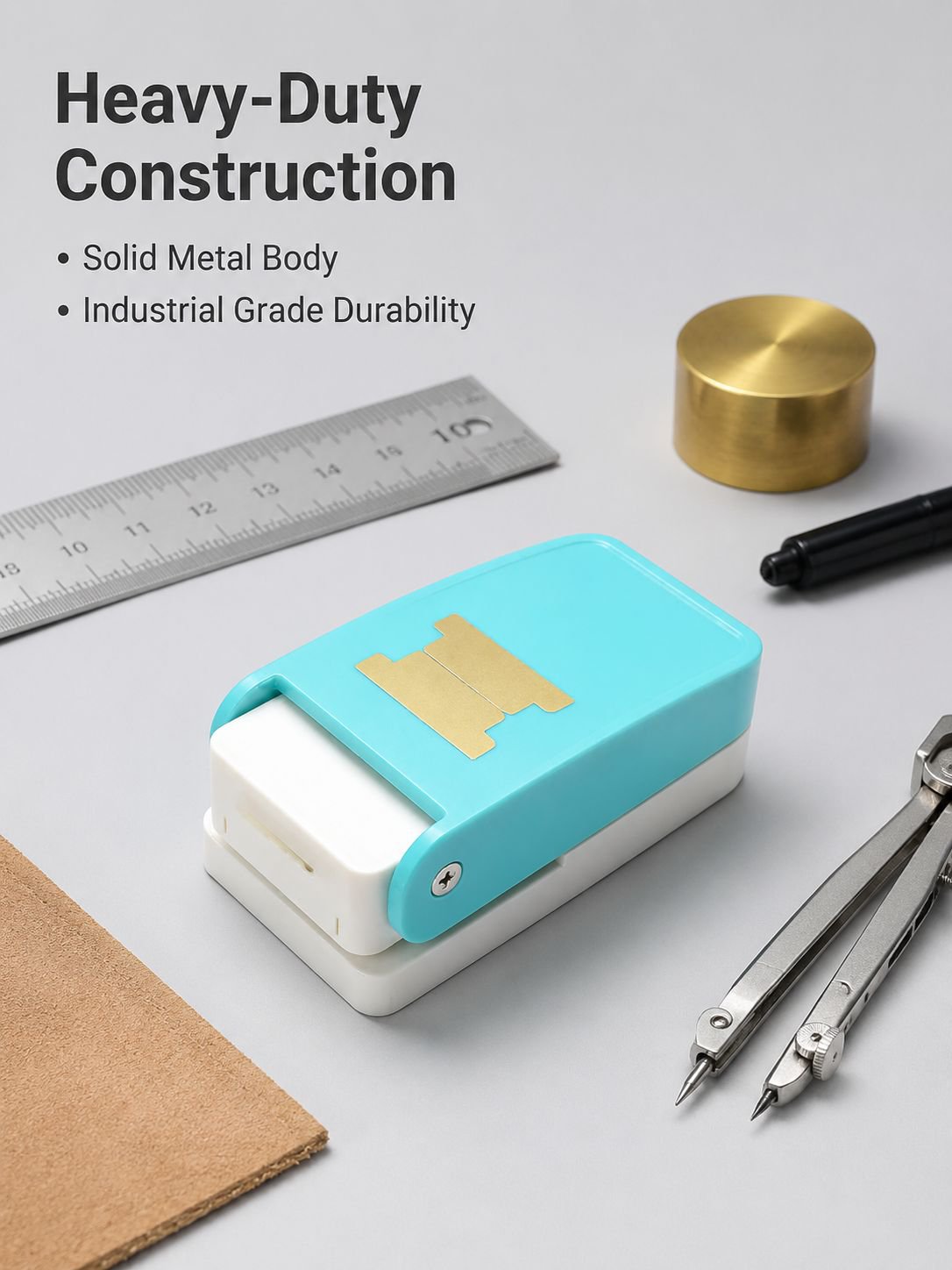 Multifunctional Manual Labeling and Punching Device