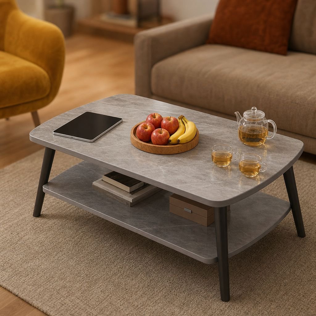 Small Household Double Tea Table for Living Room