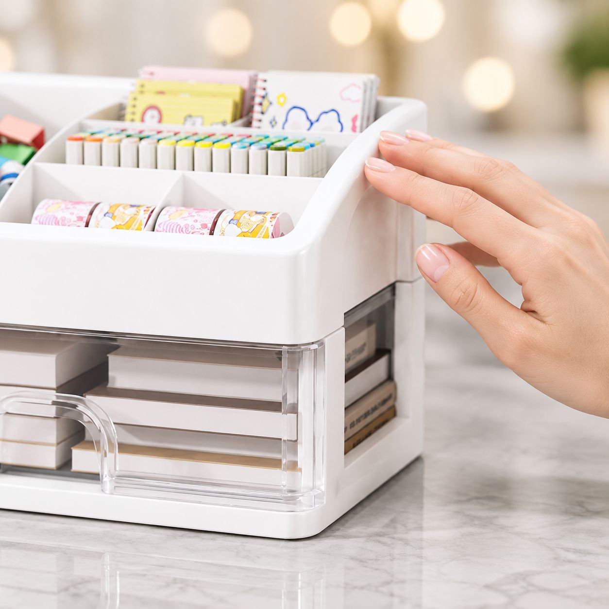 Easy-access drawers for organized storage