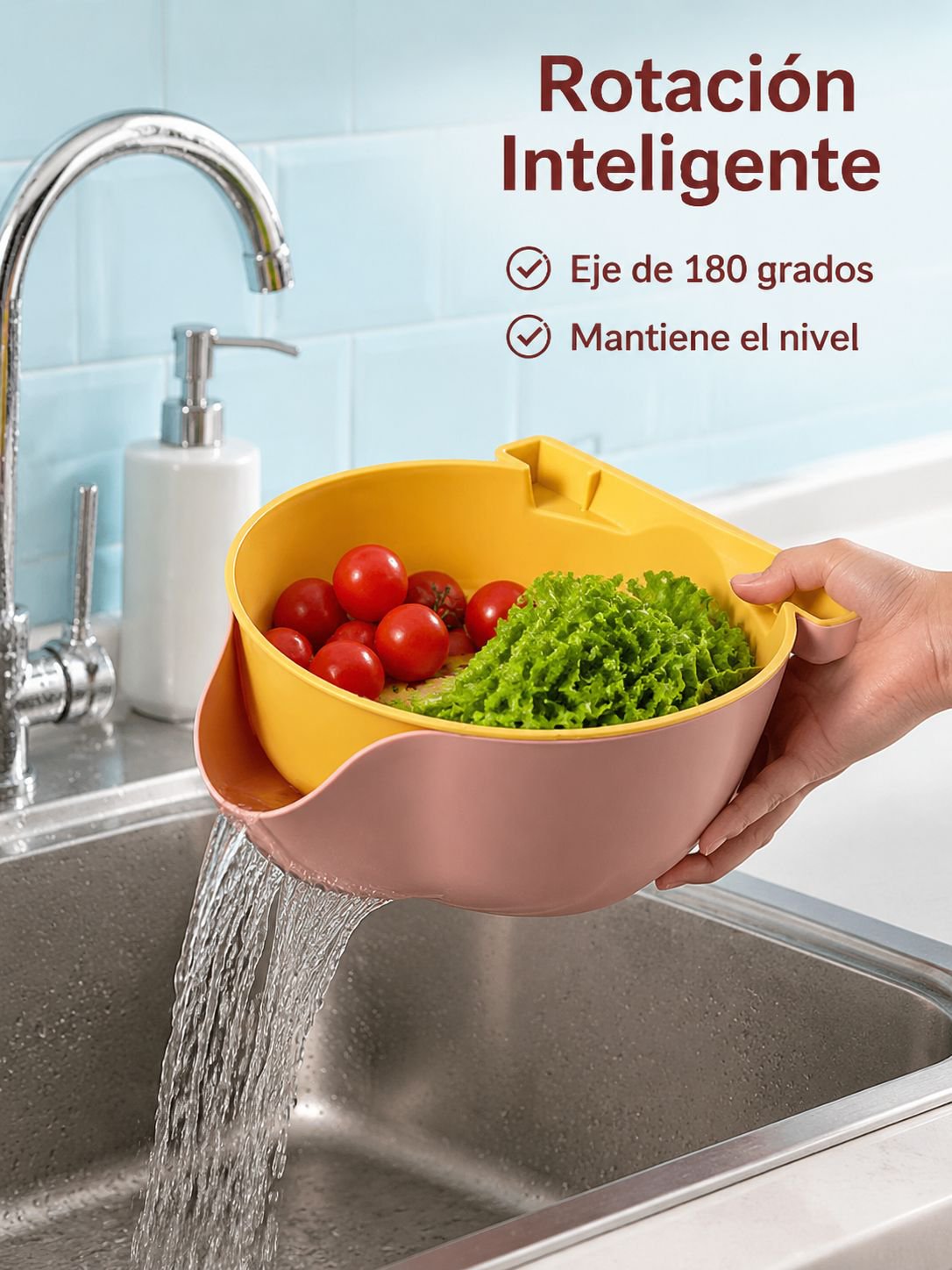Cesta escurridora para verduras y frutas