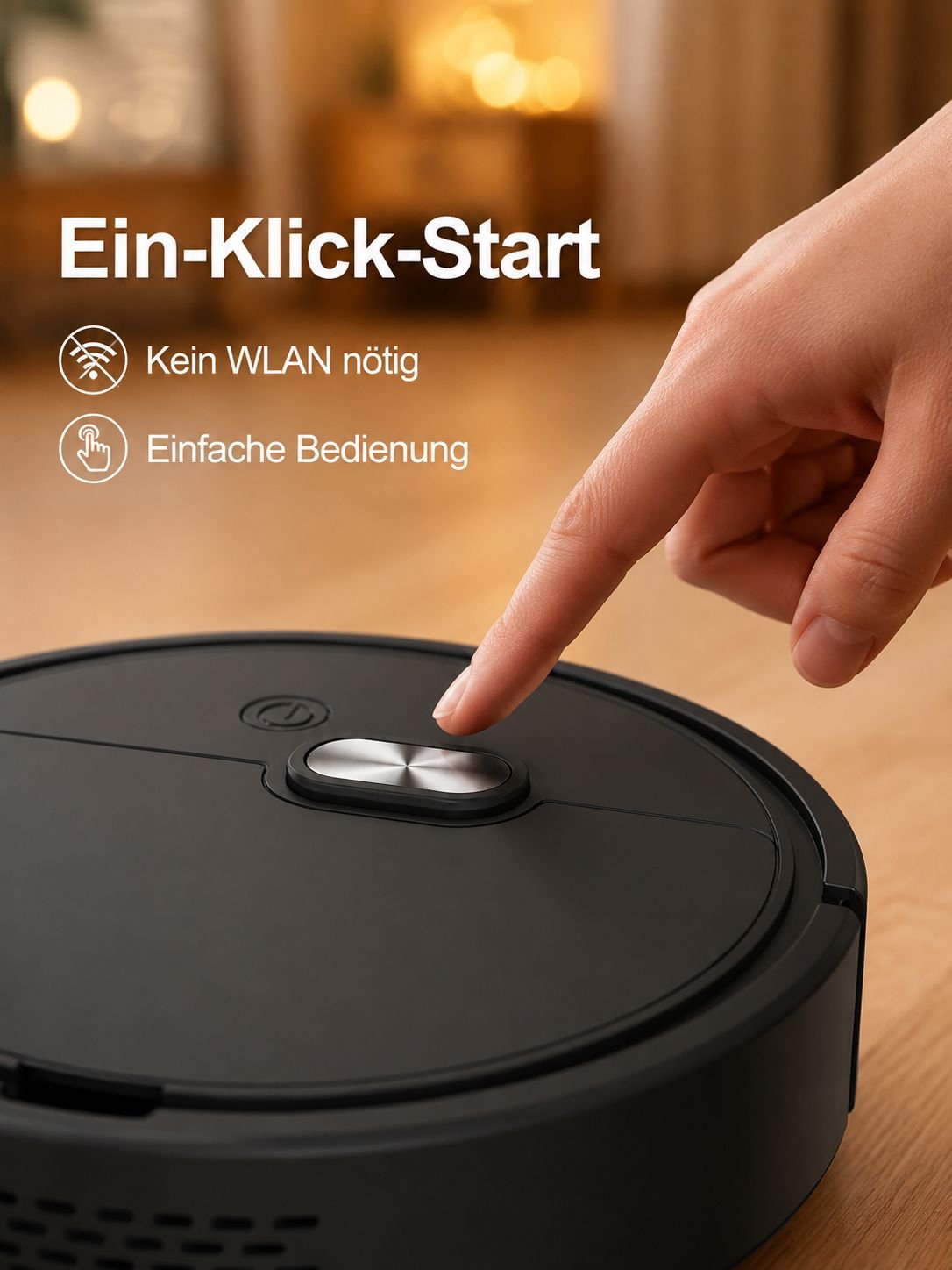 Intelligenter Staubsauger- und Wischroboter für Zuhause