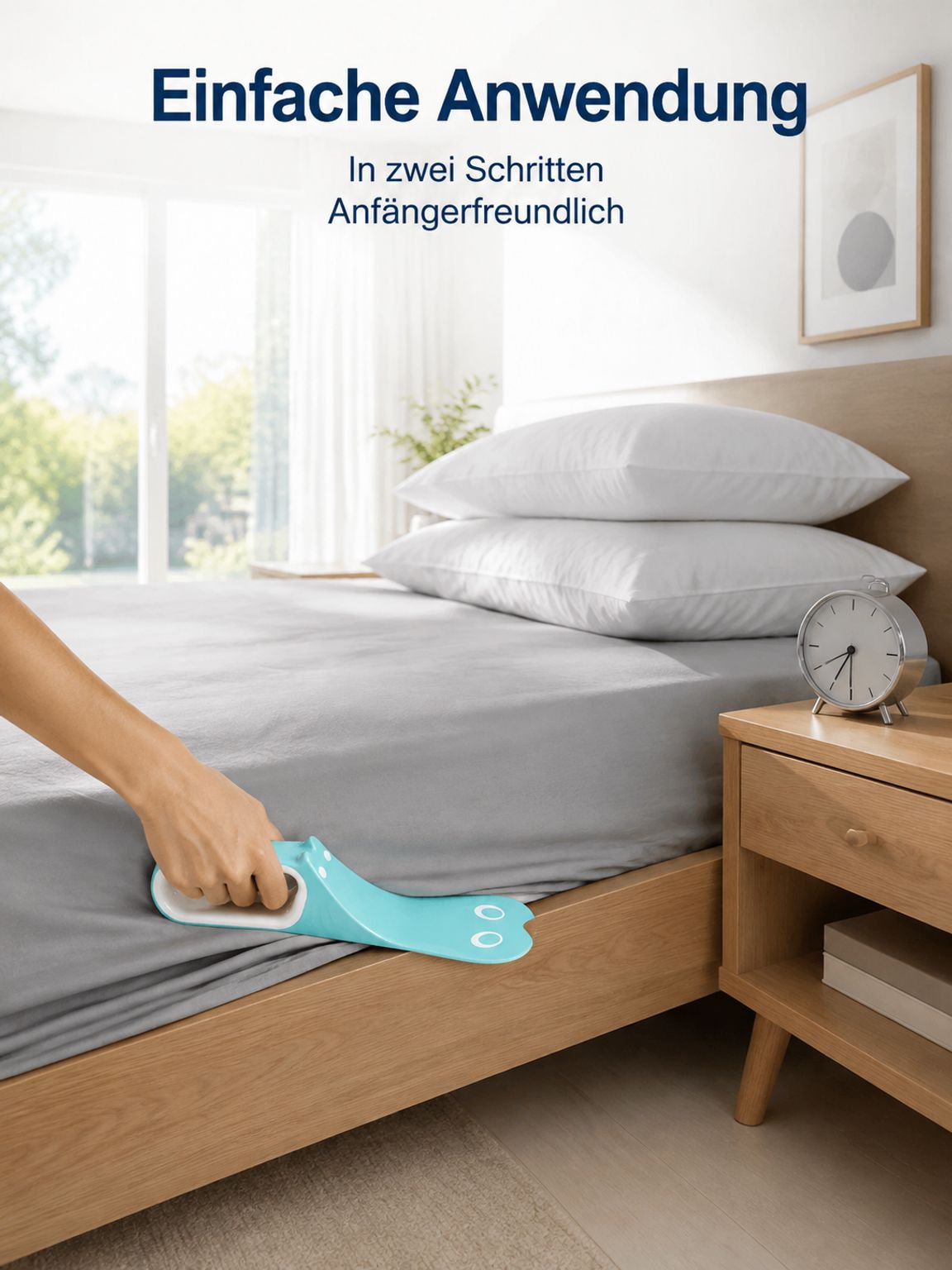 Werkzeug zum Herstellen von Bettlaken