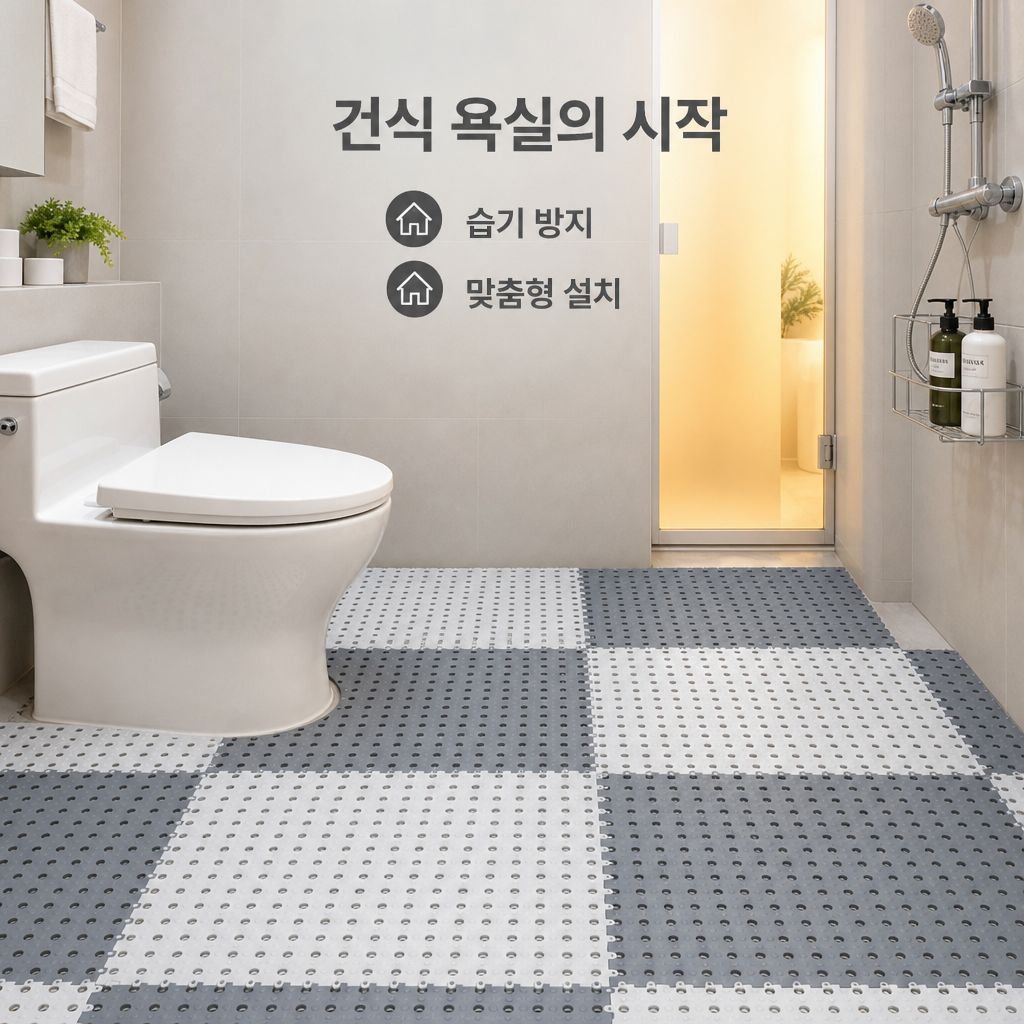 화장실 욕실 타공 미끄럼방지 매트 수영장 전용