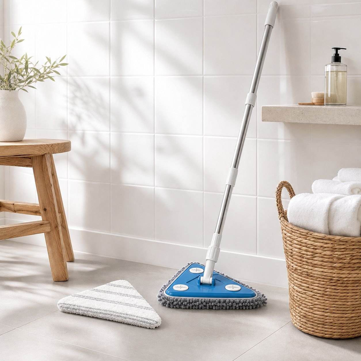 Extendable Wall Mop Cleaner for Tiles and Ceilings