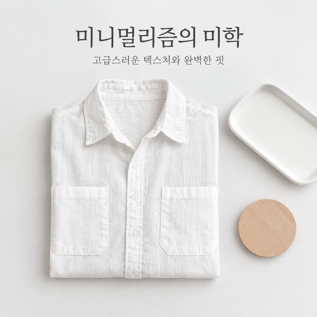 미니멀 셔츠 남성 한국 스타일 린넨 재질 캐주얼 데일리 멋스러운 카라 고급스러움