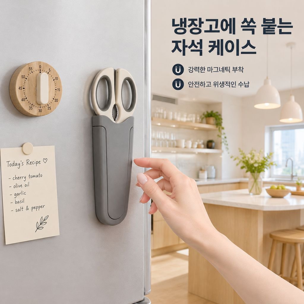 양장 두꺼운 다기능 주방가위 미끄럼방지 안전 가위집 포함 식품등급 스테인리스 가위